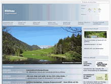 Tablet Screenshot of hittisau.at